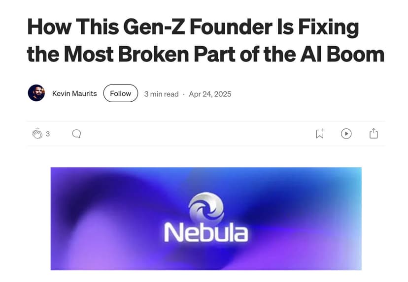 Nebula AI Launches Revolutionary Platform